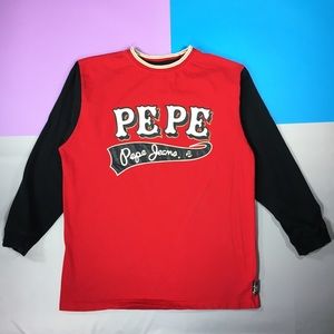 Pepe Jeans London Long Sleeve T Shirt Mens Large Vintage Preloved